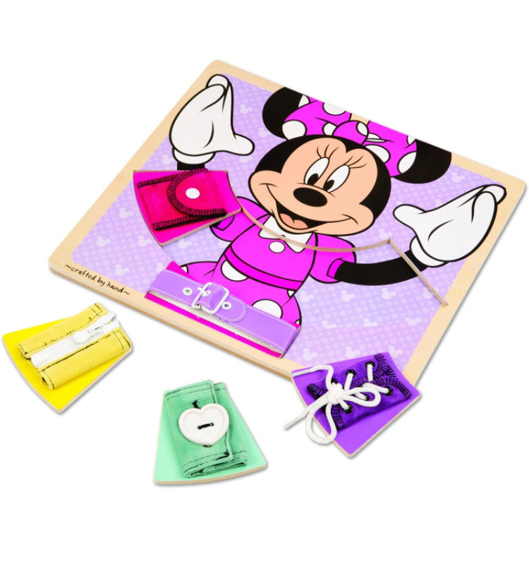 Melissa & Doug Wooden Basic Skills Board