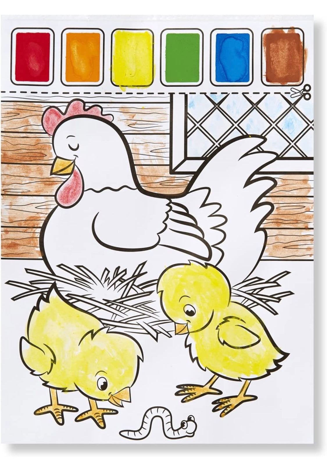 Melissa & Doug Paint with water Farm Animals