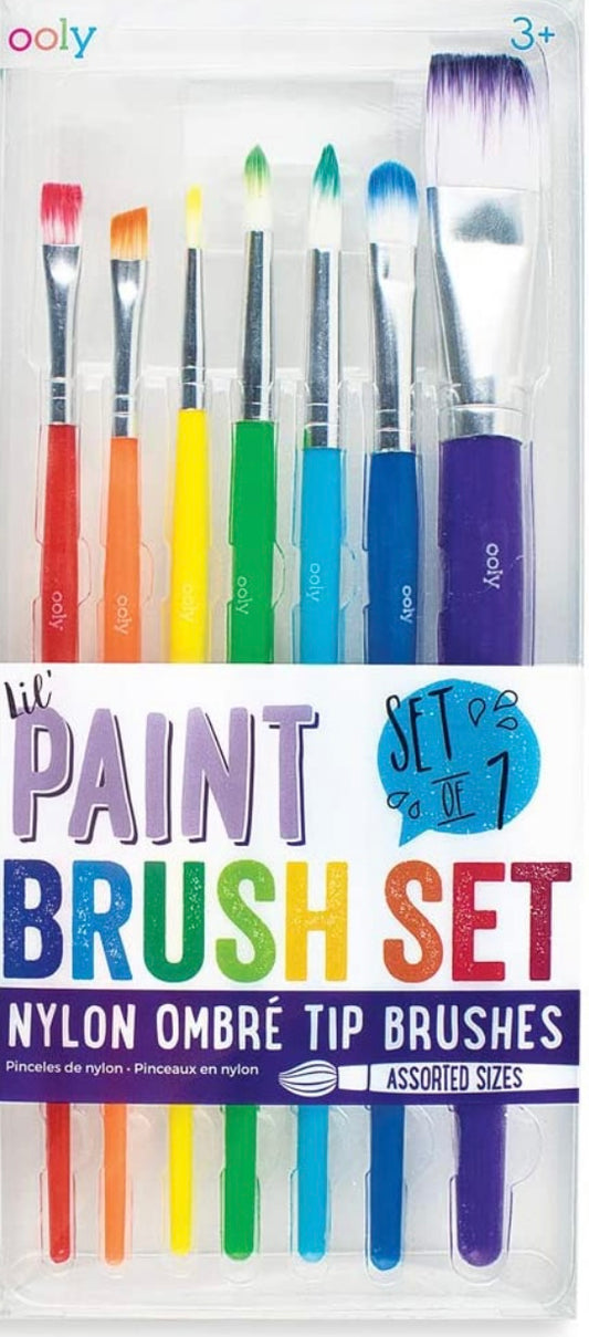 Ooly Lil Paint Brushes - Set of 7