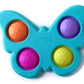 TOP TRENZ Poppies Mega Pop Mini OMG Pop Fidgety - Butterfly