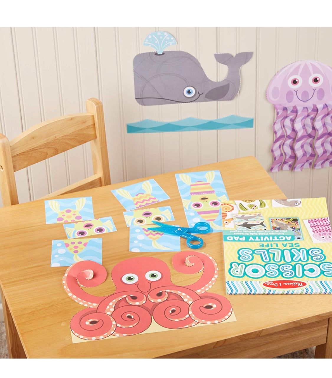 Melissa & Doug Scissor Skills Activity Pad Sea Life