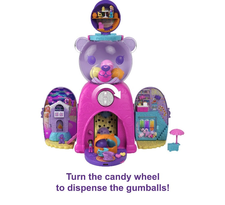 Polly Pocket Gumball Bear Playset