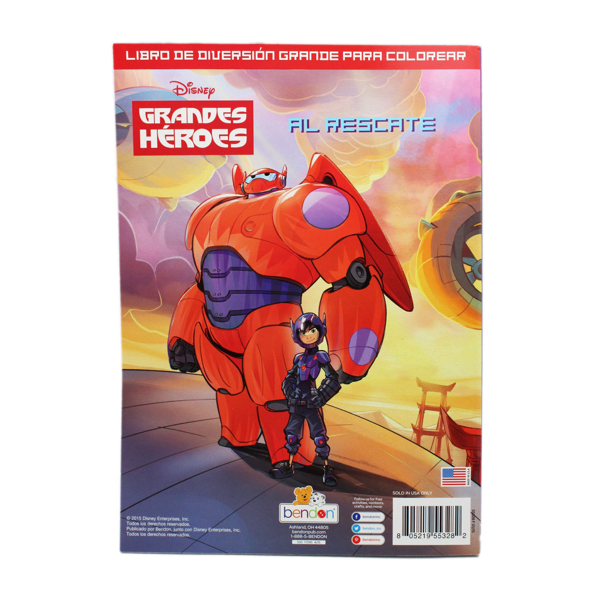 Big Hero 6: Al Rescate libro de colorear