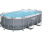 Power Steel OVAL FRAME  14 x 8.2 x 40 POOL SET