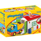 PLAYMOBIL 1.2.3 Construction Truck with Garage