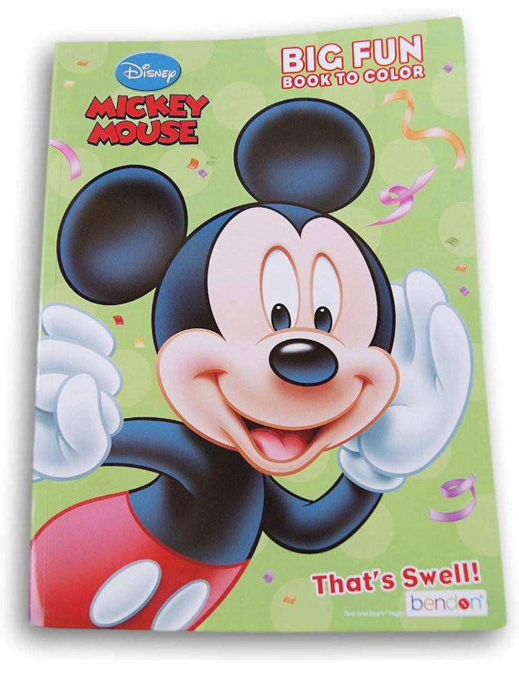 Mickey Mouse Book to Color