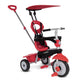 smarTrike Zoom 4 in 1 Baby Toddler Trike Tricycle - RED