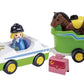 Playmobil 1.2.3 Car with Horse Trailer