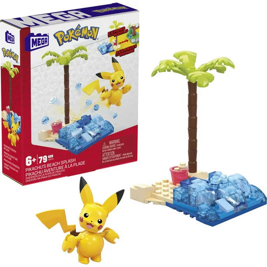 MEGA Pokémon Pikachu Beach Splash Building Set