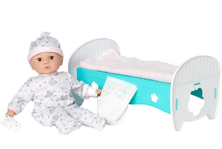 Madame Alexander 14" Adoption Day Baby Girl Doll - Light Skin Tone Brown Eyes