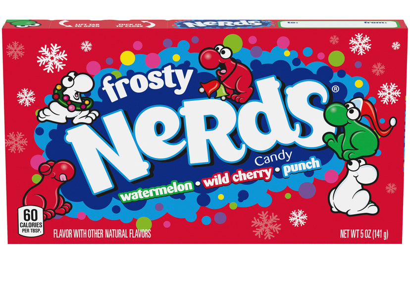 NERDS Frosty Holiday Candy 5 oz. Box