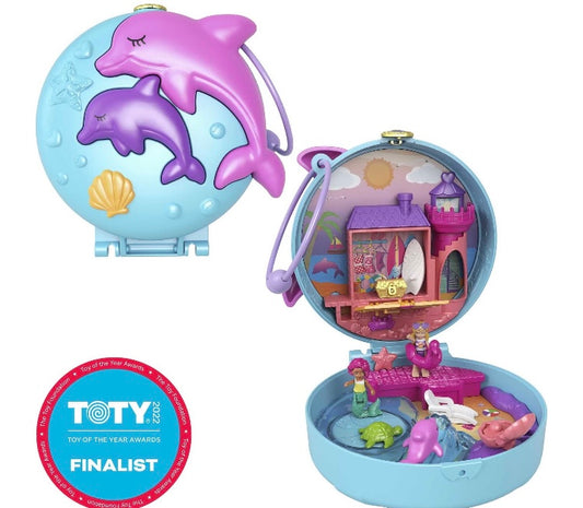 Polly Pocket Dolphin Beach Compact