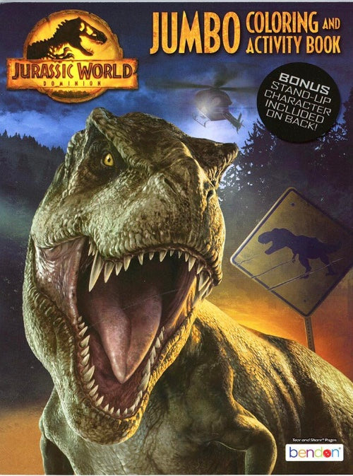 Jurassic World Jumbo Coloring Activity Book