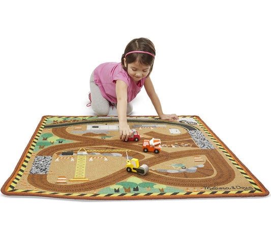 Melissa & Doug Around The Construction Zone Work Site Rug