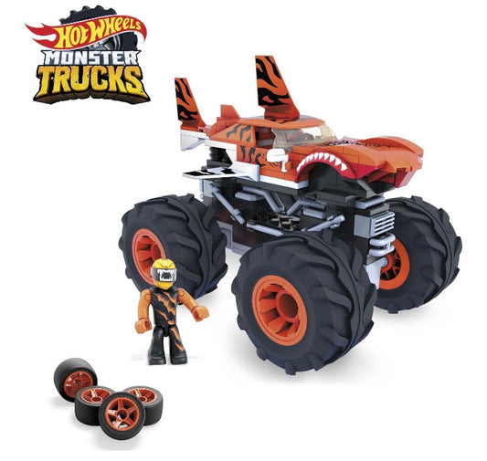 MEGA Hot Wheels Tiger Shark Monster Truck Construction Set