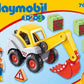 Playmobil 1.2.3 Shovel Excavator