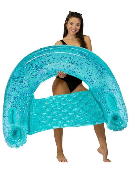 Glitter Aqua Sun Chair