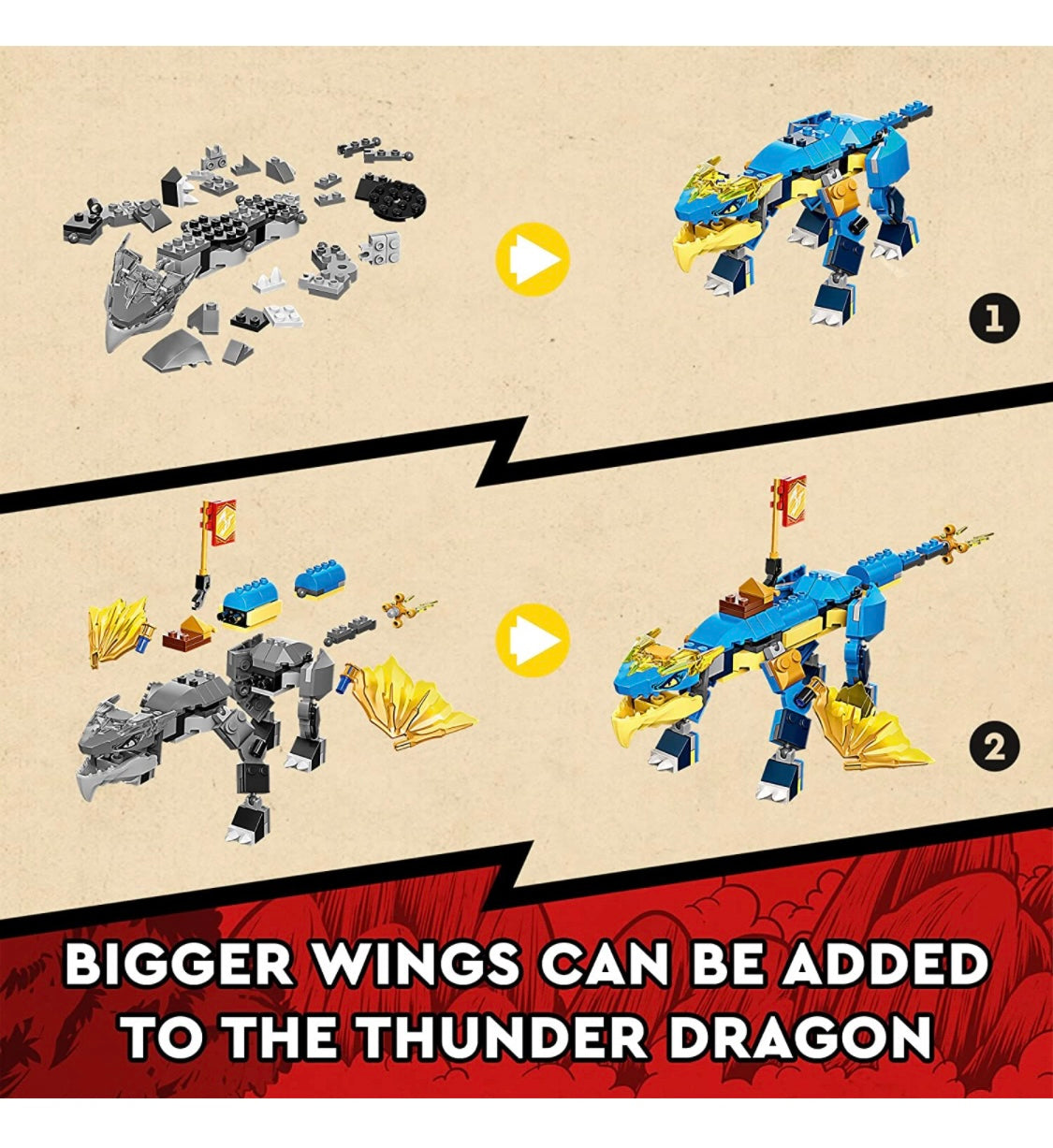 Lego Ninjago Jay’s Thunder Dragon Evo