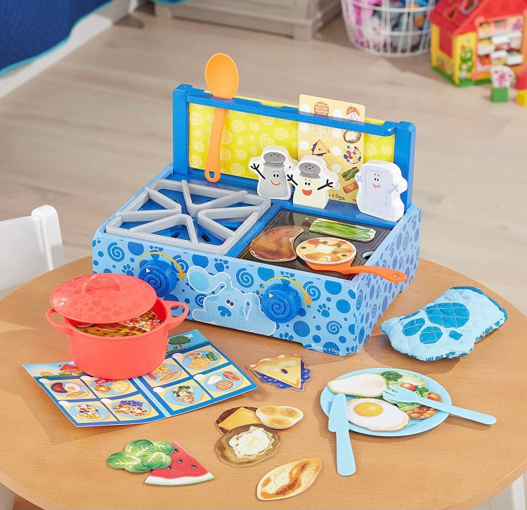 Melissa & Doug Blue's Clues & You! Wooden Cooking Play Set