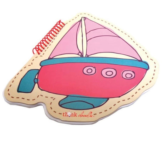 The Lil' Scribblez Sailboat notepad - El Mercado de Juguetes