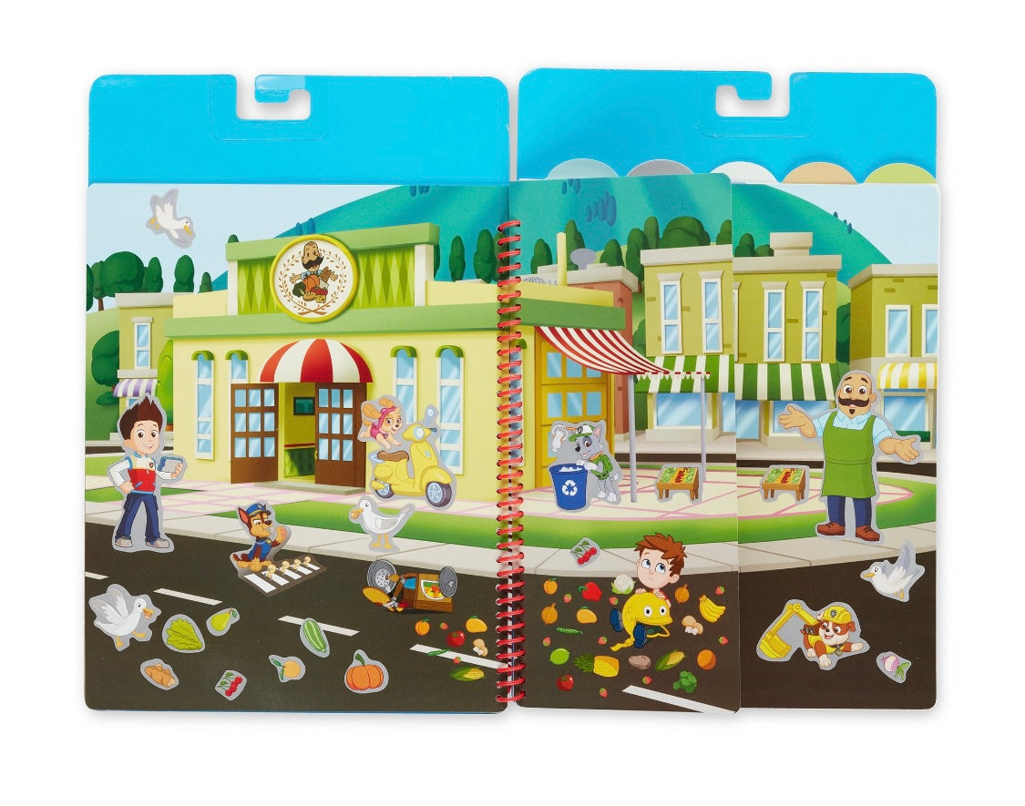 Melissa & Doug Restickable Stickers Flip Flap Pad Adventure Bay