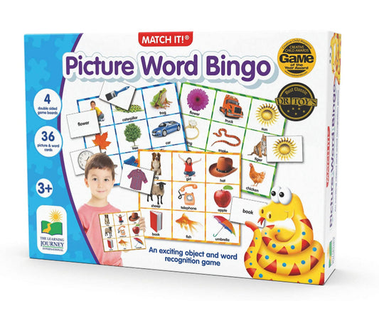 The Learning Journey: Match It! Bingo - Picture Word