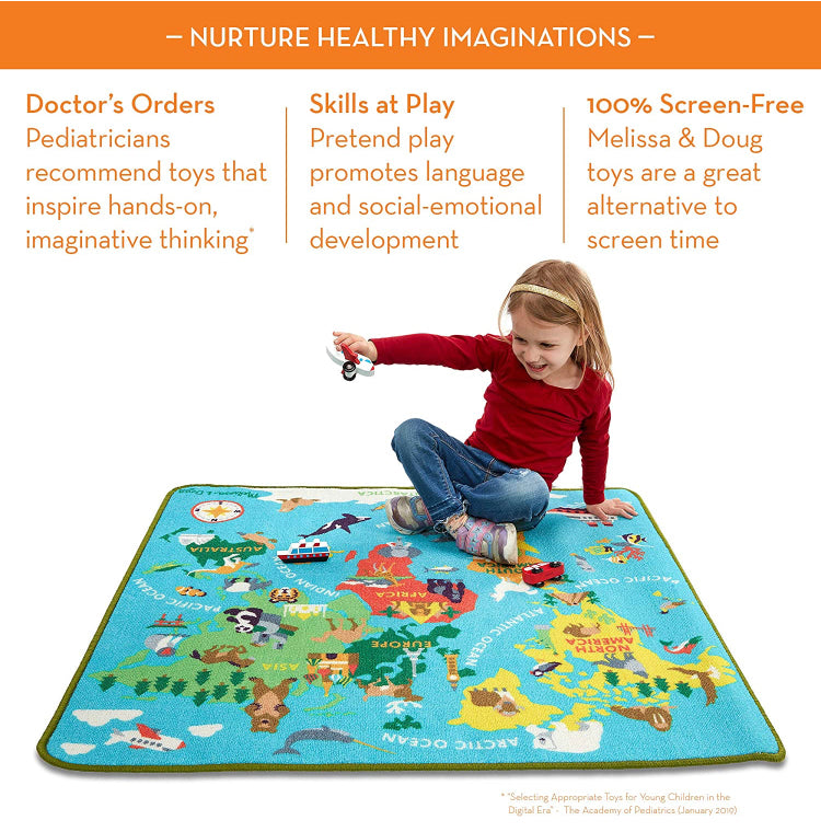Melissa & Doug Round The World Travel Rug