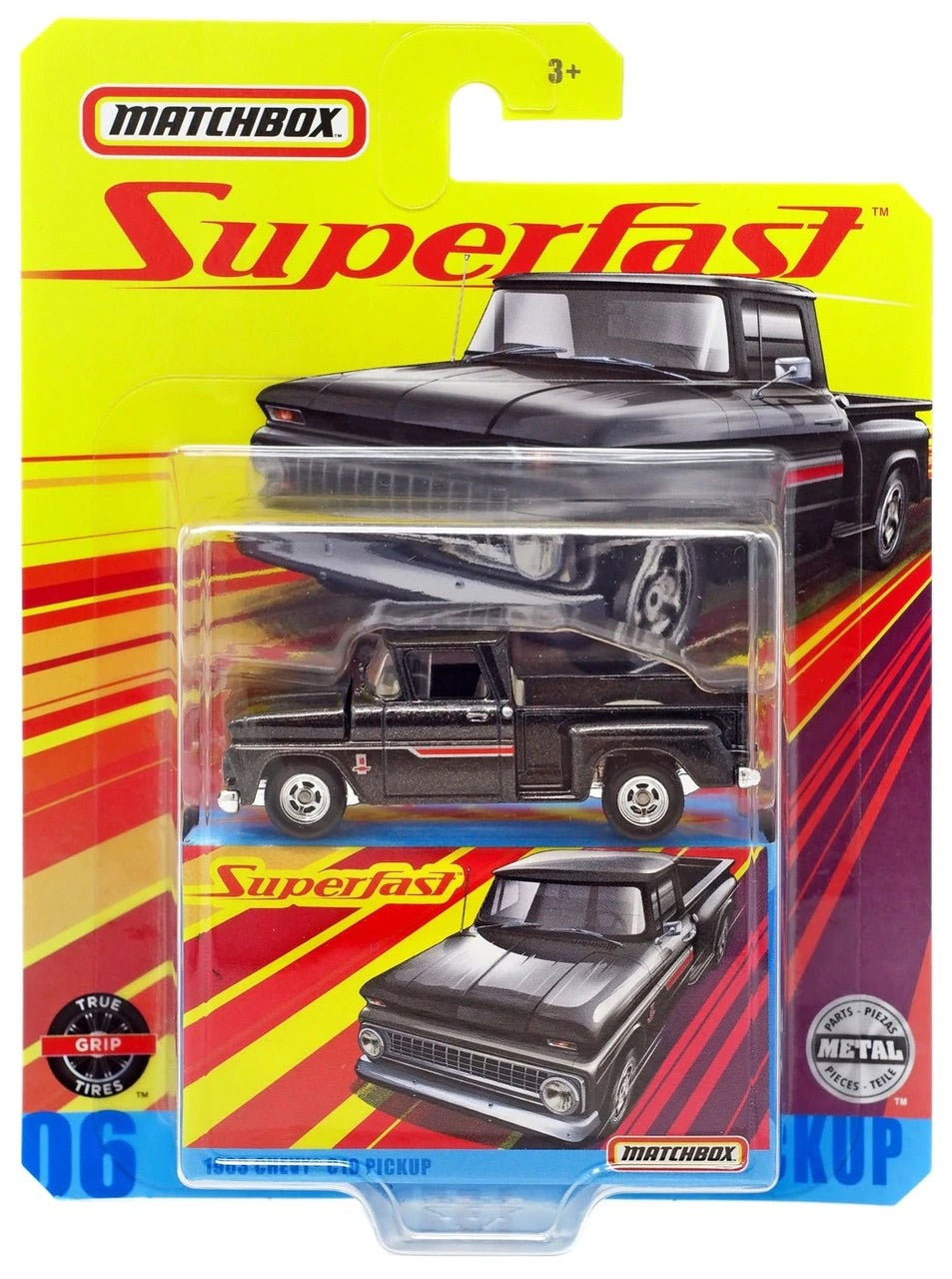 Matchbox Superfast '63 Chevy C10 Pickup Diecast Vehicle - El Mercado de Juguetes