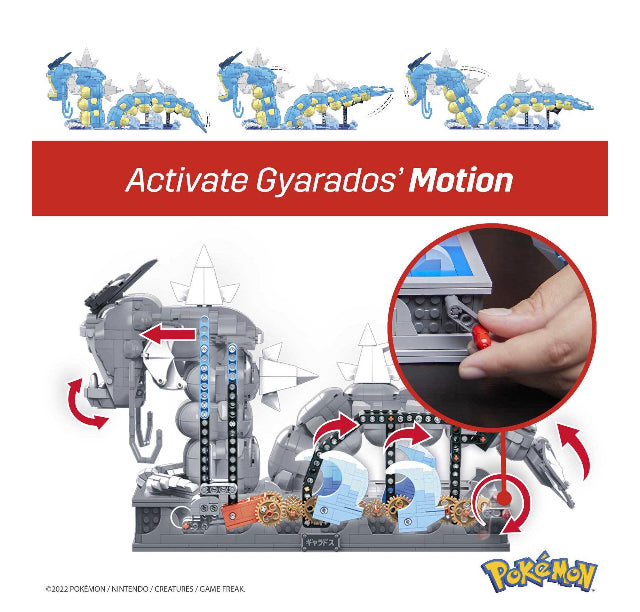 MEGA Pokemon Motion Gyarados Building Toys with Motion Brick