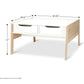 Wooden Art & Activity Table with Bins