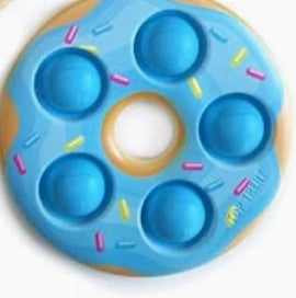 TOP TRENZ Poppies Mega Pop Mini OMG Pop Fidgety - Doughnut