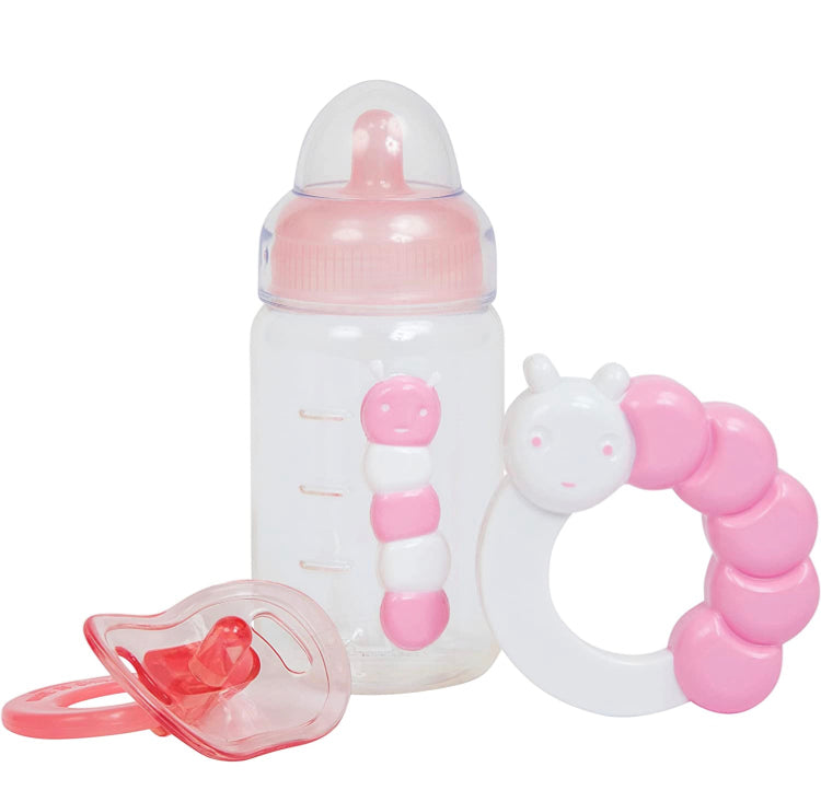 JC Toys Pink Baby Doll Bottle