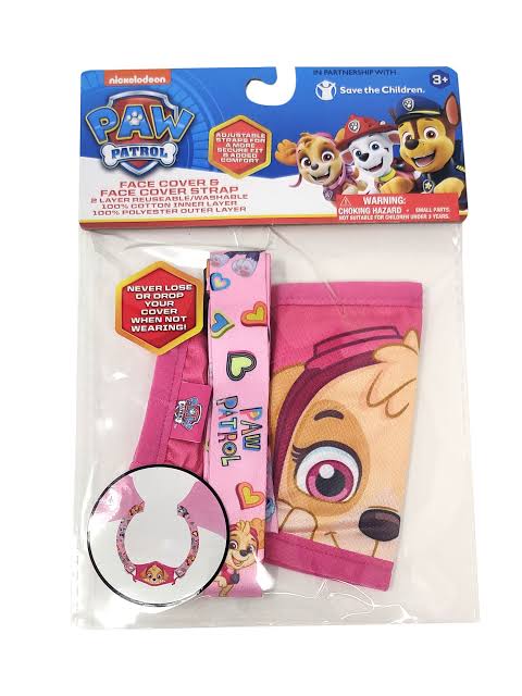 Paw Patrol face cover & face cover strap