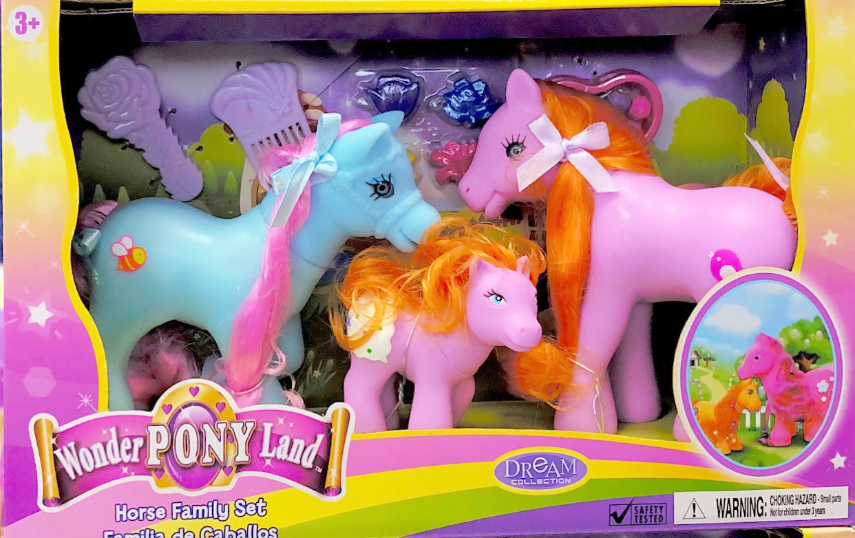 Wonder Pony Land -Little Pony Family - El Mercado de Juguetes