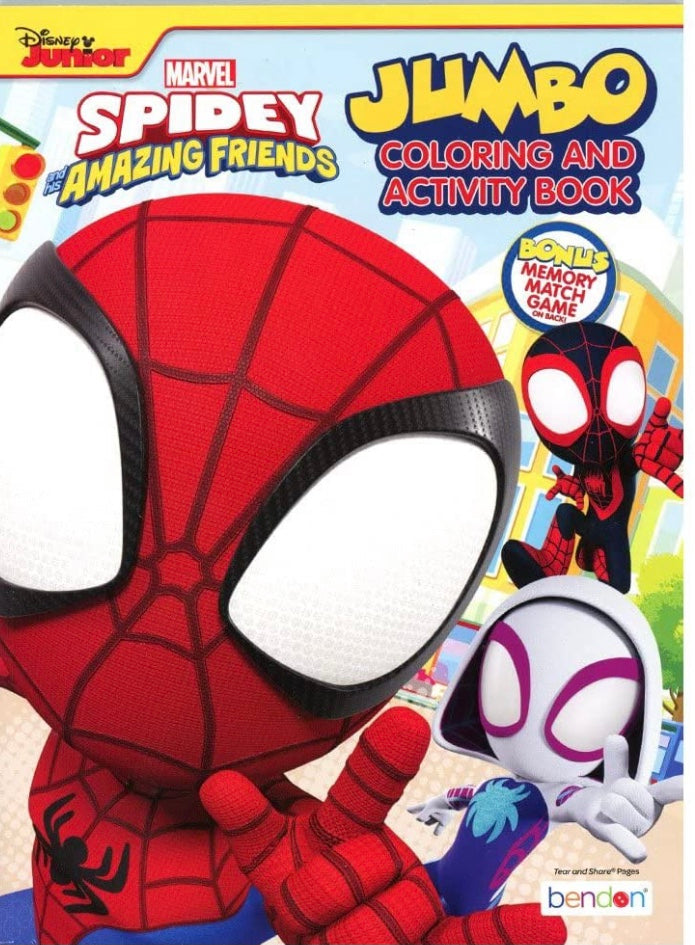 Marvel Spidey Amazing Friends Jumbo Coloring Activity Book