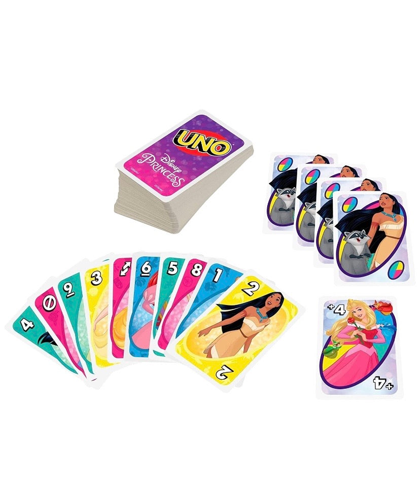 UNO Disney Princesses Matching Card Game - El Mercado de Juguetes