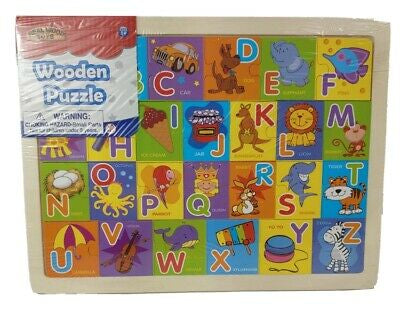 Wooden Puzzle Letters - El Mercado de Juguetes