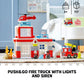 Lego Duplo Fire Station & Helicopter