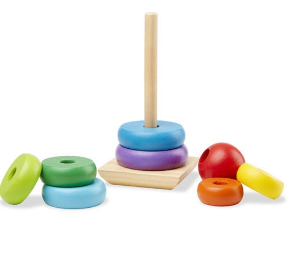 Melissa & Doug Rainbow Stacker Classic Toy