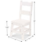 Wooden Chair Pair - White