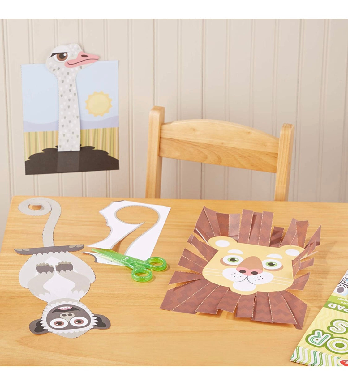 Melissa & Doug Scissor Skills Activity Pad Safari