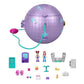 Polly Pocket Double Play Skating Compact, Disco Theme