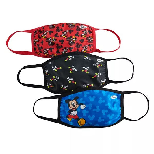 Mickey 3 Pack Fabric Face Mask