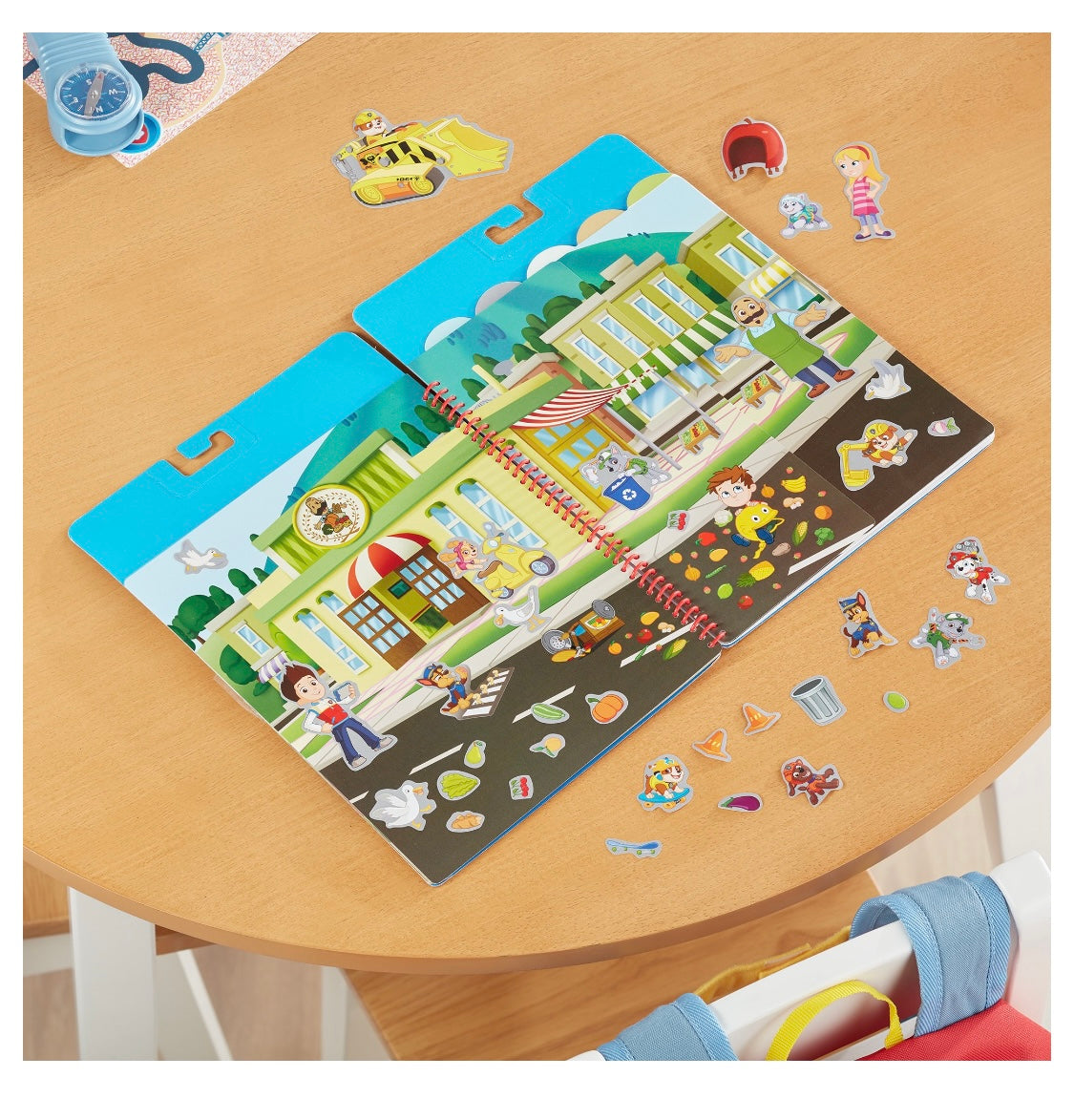 Melissa & Doug Restickable Stickers Flip Flap Pad Adventure Bay