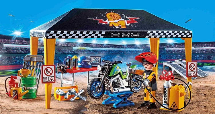 Playmobil Stunt Show Service Tent Multicolor
