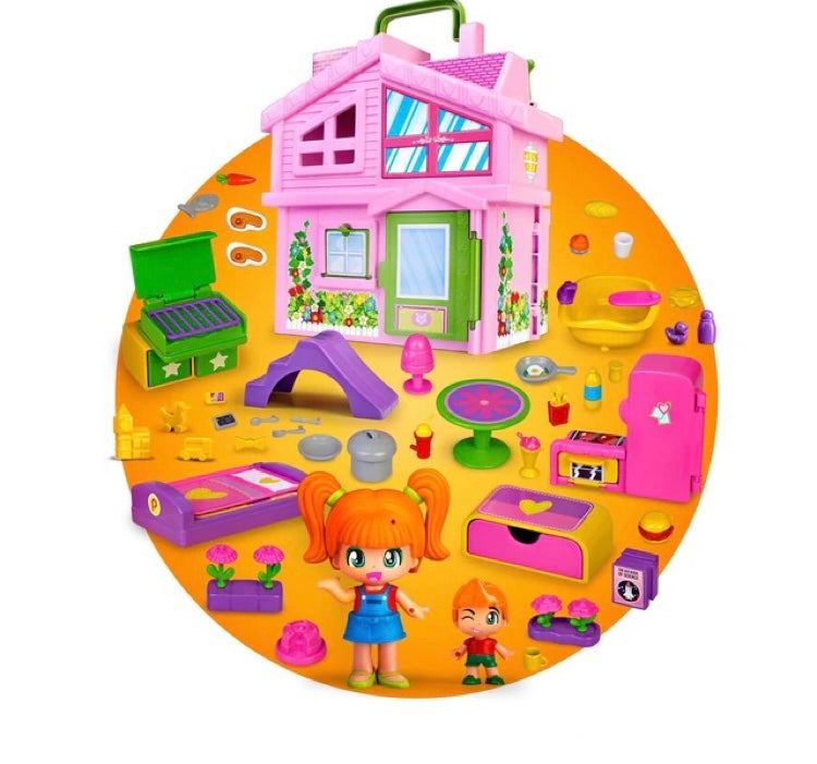 Pinypon La Casa Rosa Maletín