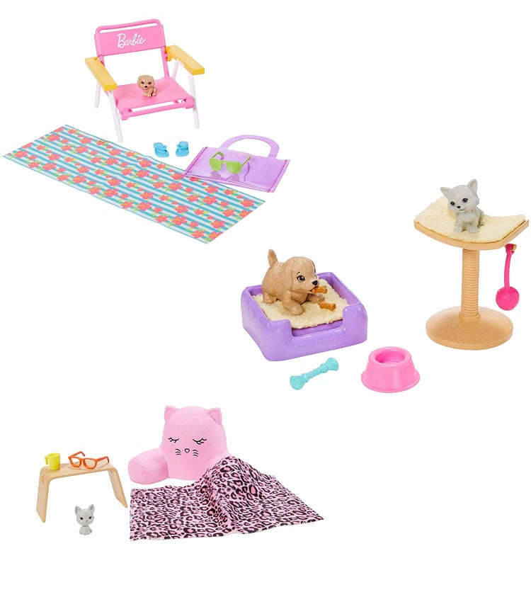 Barbie Accessory Pack Bundle with 3 Accessory Sets