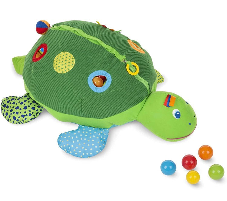 Melissa & Doug Kids Turtle Ball Pit With 60 Balls