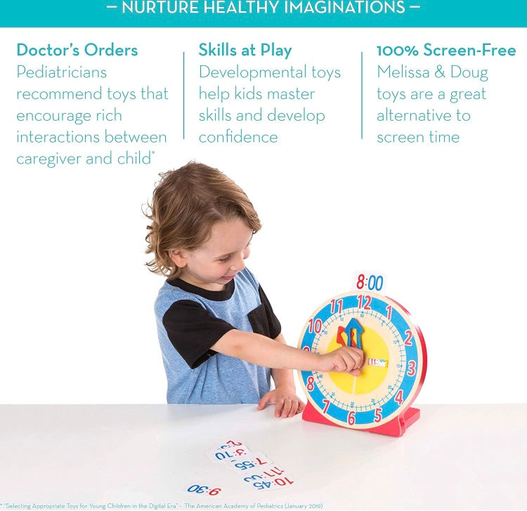 Melissa & Doug Turn & Tell Clock