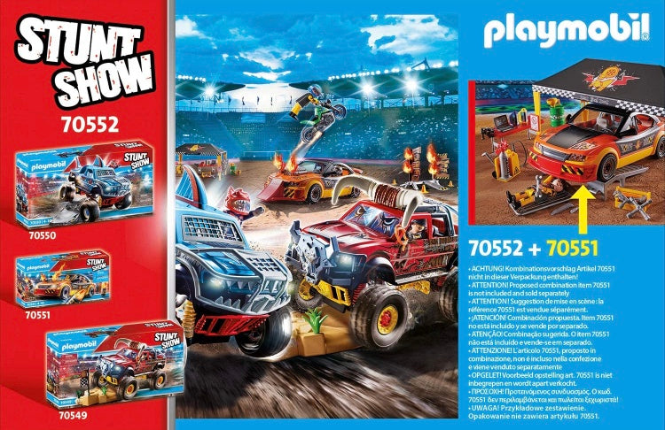 Playmobil Stunt Show Service Tent Multicolor
